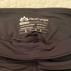 Heathyoga Women's Versatile Black Leggings